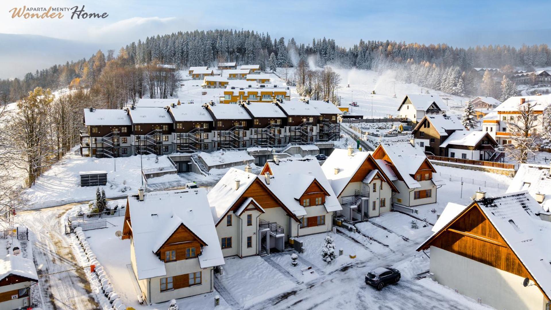 Wonder Home - Domek Gorski Karmel Z Balkonem I Kominkiem - Dozorowane Osiedle Z Placem Zabaw, Tuz Przy Stoku Narciarskim Karpacz Exterior foto